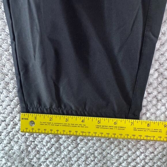 Fabletics Pants Mens 40X30 Black Jogger Pants Straight Leg Zip Pockets Athletic - Picture 14 of 16